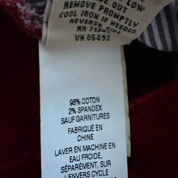 NWT L.L. Bean Favourite Fit Corduroy Pants - Picture 9 of 13